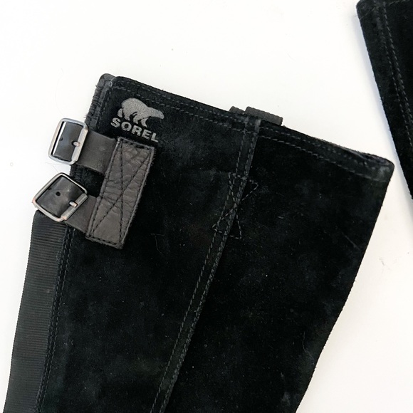 Sorel Women’s Emelie Tall Boots Black Waterproof - Picture 5 of 12